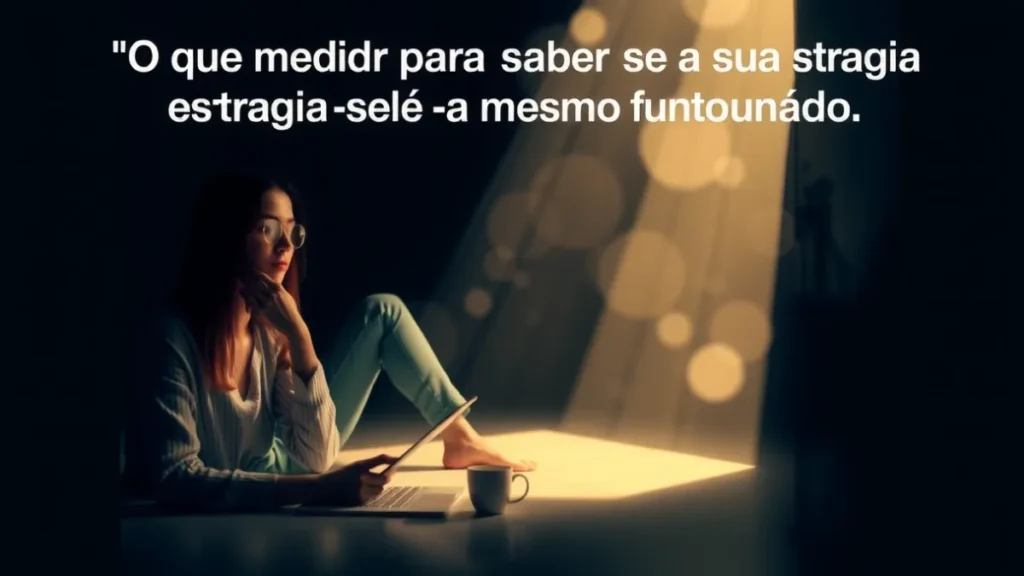 O que medir para saber se a sua estratégia está mesmo funcionando
